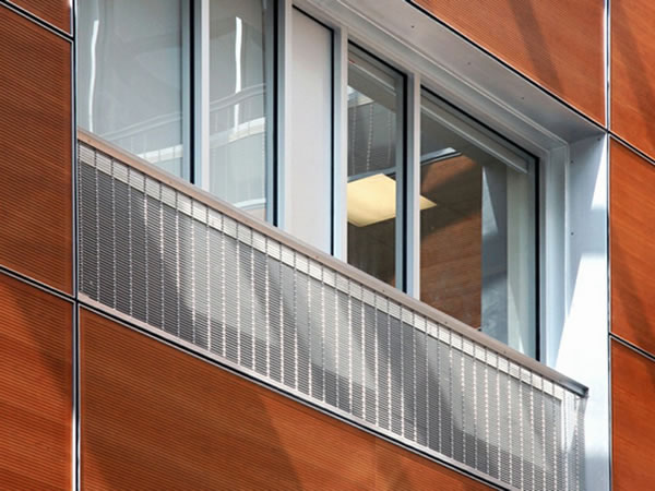 Crimped Decorative Mesh for Facade Cladding